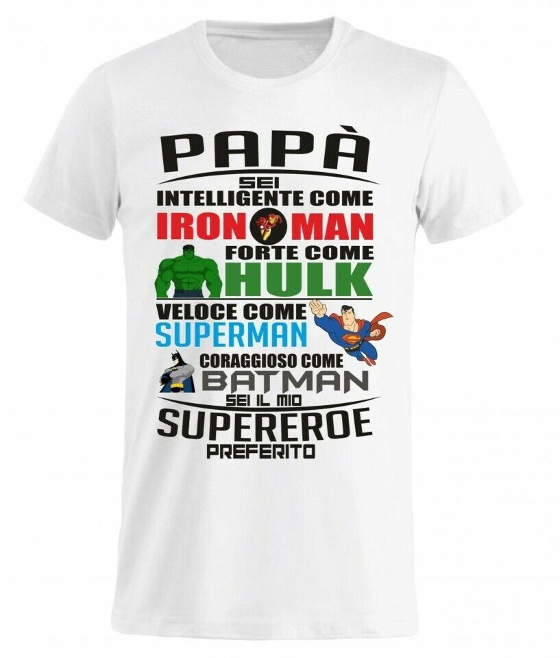 Raccolta bis di magliette per la festa del papà