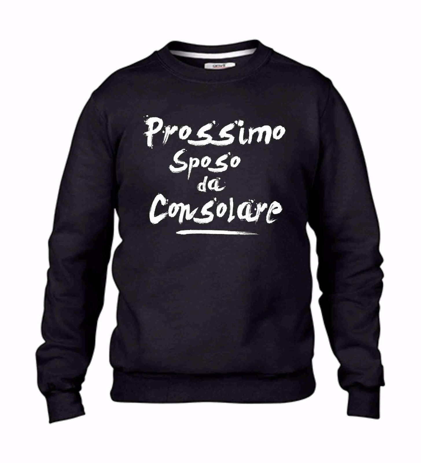 FELPA FASHION GIROCOLLO CON STAMPA: PROSSIMO SPOSO