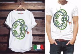 MAGLIETTA DA UOMO: COTONE FIAMMATO