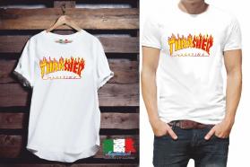 MAGLIETTA DA UOMO: COTONE FIAMMATO