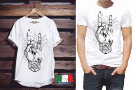 MAGLIETTA DA UOMO: COTONE FIAMMATO