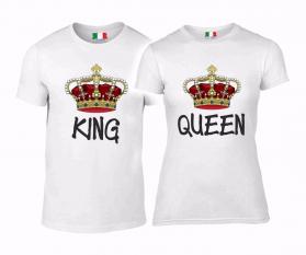 DUE MAGLIETTE YOU & ME - LOVE  KING