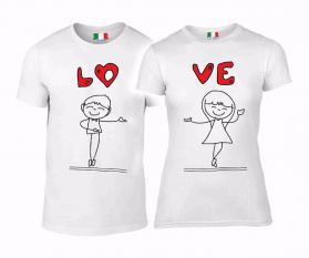 DUE MAGLIETTE YOU & ME - LOVE