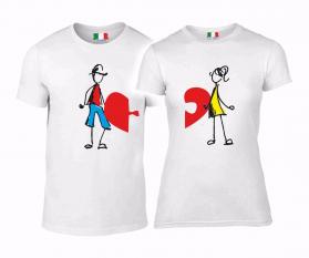 DUE MAGLIETTE YOU & ME - LOVE PUZZL