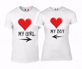 DUE MAGLIETTE YOU & ME - LOVE MY GI
