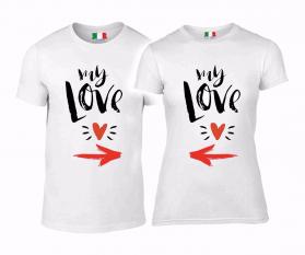 DUE MAGLIETTE YOU & ME - LOVE MY