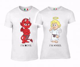 DUE MAGLIETTE YOU & ME - LOVE ANGEL