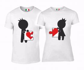 DUE MAGLIETTE YOU & ME - LOVE  PUZZ