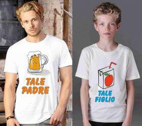 KIT DUE MAGLIETTE - PADRE E FIGLIO: