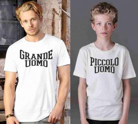 KIT DUE MAGLIETTE - PADRE E FIGLIO: