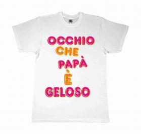 MAGLIETTA  DA BIMBO BIANCA CON STAM
