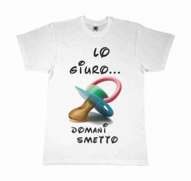 MAGLIETTA  DA BIMBO BIANCA CON STAM