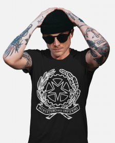 T-shirt unisex vari colori con stam
