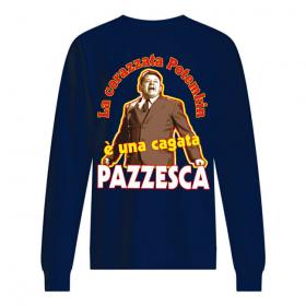 Felpa paricollo unisex con stampa: