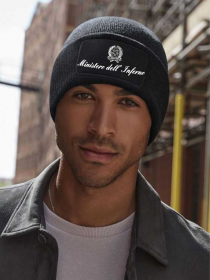 Cappellino in maglia nero taglia un