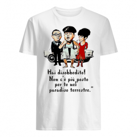 Maglietta bianca  per adulti unisex