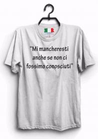 MAGLIETTA IN 100% COTONE UOMO/DONNA