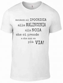 MAGLIETTA DA UOMO 100% COTONE BIANC