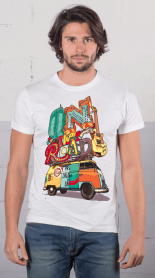 MAGLIETTA MADE IN ITALY FIAMMATO: