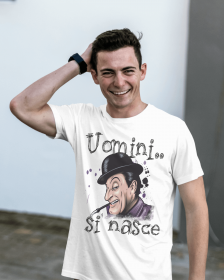 Maglietta in tessuto fiammato con s