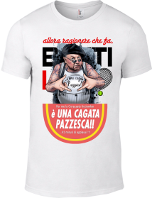 MAGLIETTA DA UOMO 100% COTONE BIANC