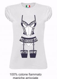 MAGLIETTA SEXY  DA DONNA IN 100% CO