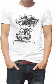 MAGLIETTA DA UOMO 100% COTONE BIANC