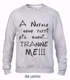 FELPA DA UOMO FASHION GIROCOLLO CON