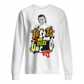 Felpa paricollo unisex con stampa: