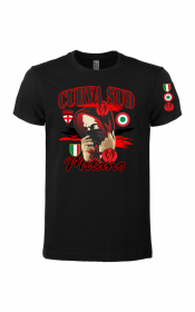 Maglietta blackred con stampa Curva