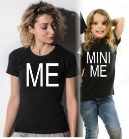 KIT DUE MAGLIETTE NERE  - MADRE E F