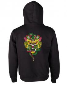 FELPA RAPPER UNISEX CON CAPPUCCIO E