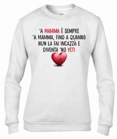 FELPA DA DONNA PER LA FESTA DELLA M