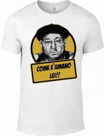 MAGLIETTA UOMO/DONNA BIANCA: UMANO