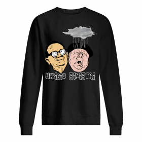 Felpa paricollo unisex con stampa u