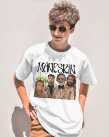 Maglietta unisex Bianca manica cort