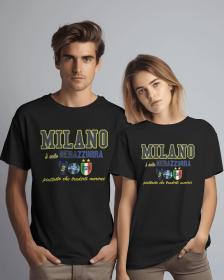 Maglietta Colore Nero Milano Solo n