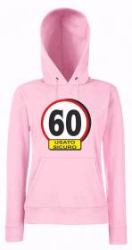 FELPA  ROSA DA DONNA CON MARSUPIO E