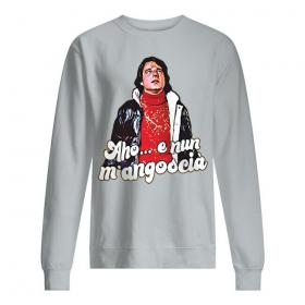 Felpa paricollo unisex con stampa: