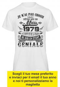 MAGLIETTA UOMO/DONNA PER COMPLEANN