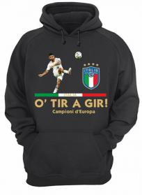 Felpa nera con cappuccio e marsupio