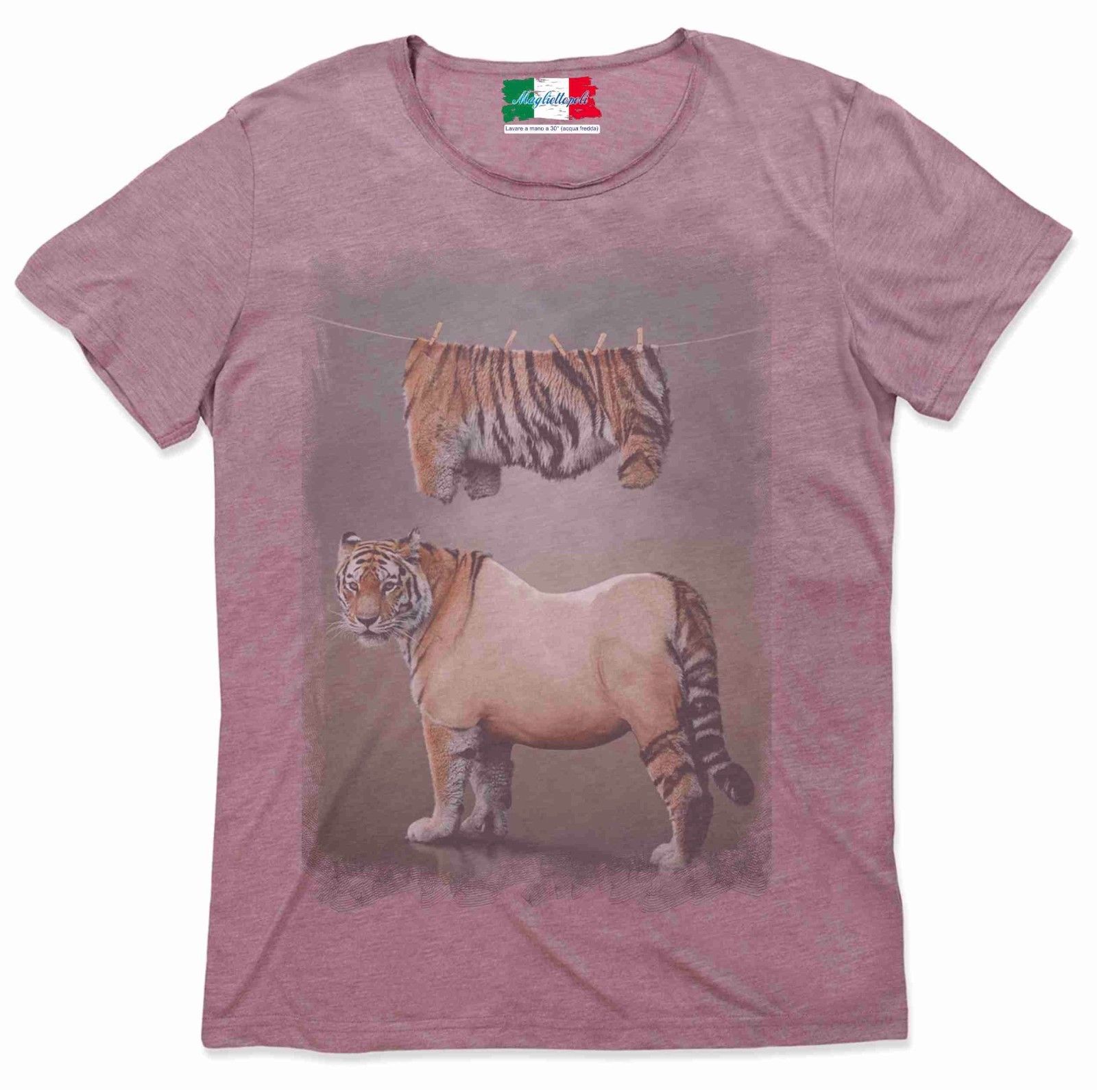 MAGLIETTA VINTAGE STAMPA: TIGRE