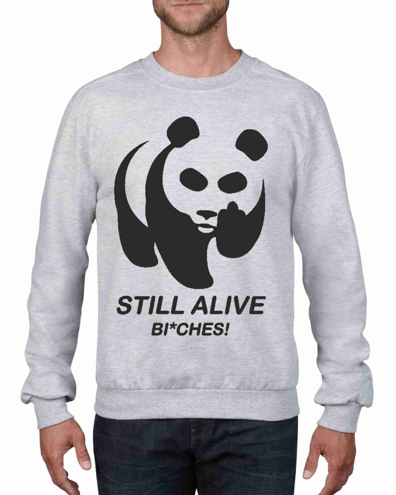 FELPA DA UOMO GRIGIA ORIGINAL FAKE ZZz