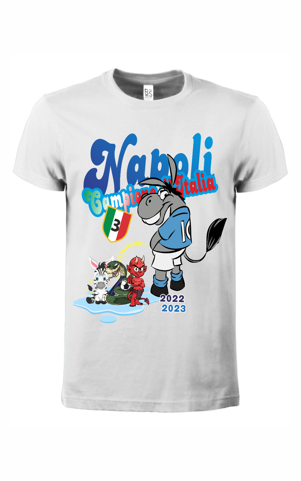 Maglietta originale celebrativa  Napoli campione d'Italia 2023