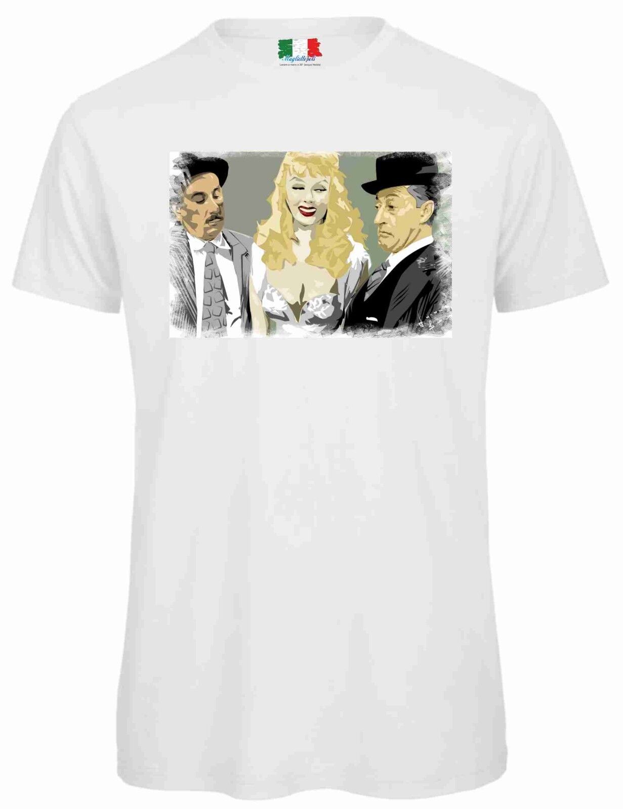 MAGLIETTA DA UOMO IN 100% COTONE CON STAMPA: TRIS