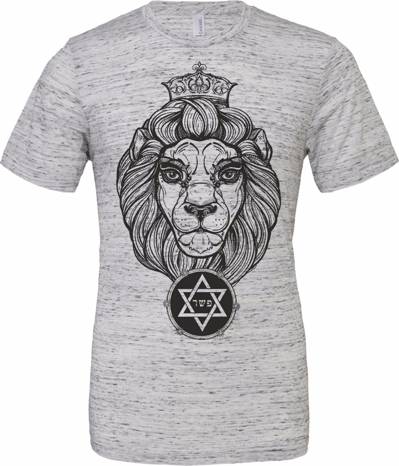 T-shirt unisex Poly-Cotton EFFETTO MARMO con stampa : LEO