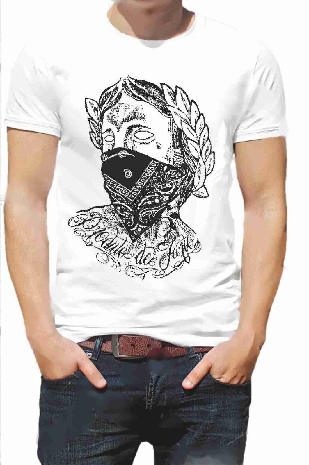 MAGLIETTA DA UOMO 100% COTONE BIANCO E COTONE FIAMMATO: CESARE