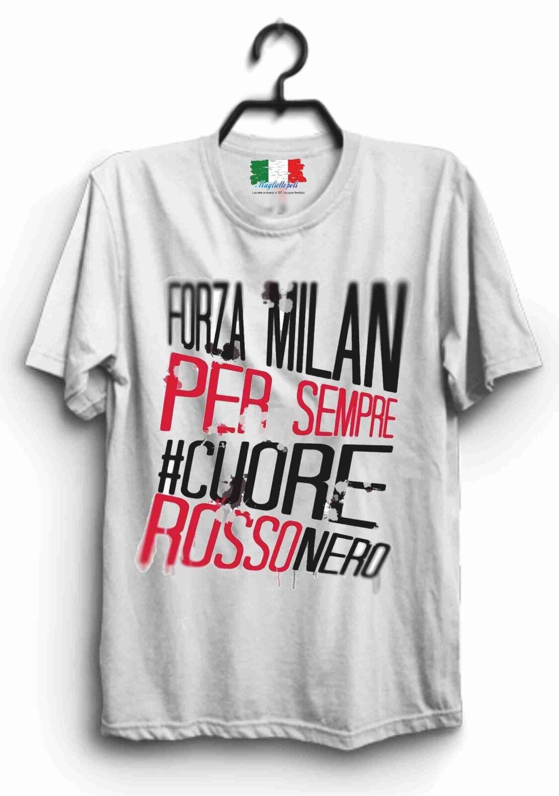 MAGLIETTA UOMO/DONNA MADE IN ITALY PER IL TIFOSO DI CALCIO: FOREVER