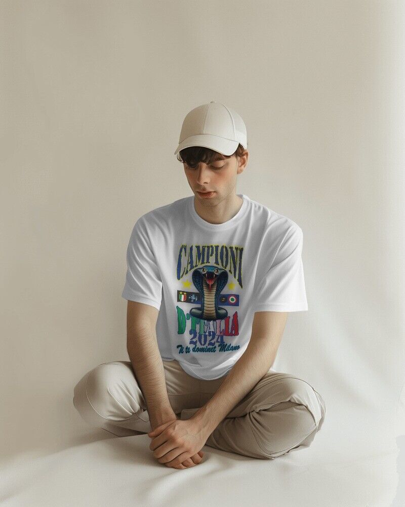 Maglietta bianca per i campioni ditalia 2024