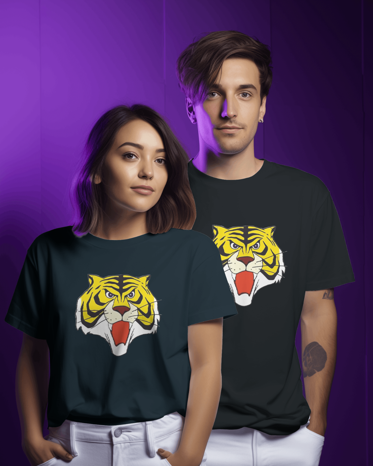 MAGLIETTA  CON  STAMPA: TIGER